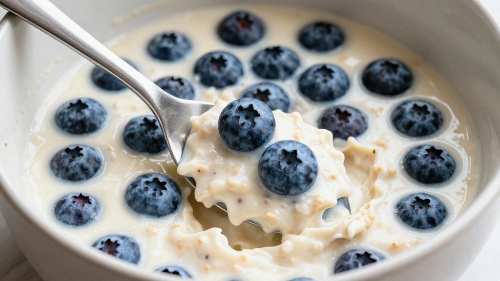 Lemon Blueberry Overnight Oats: A Healthy Breakfast for Busy Mornings - Step 4: Fold in Blueberries 1
