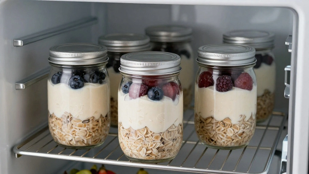 Lemon Blueberry Overnight Oats: A Healthy Breakfast for Busy Mornings - Step 6: Seal and Refrigerate 1