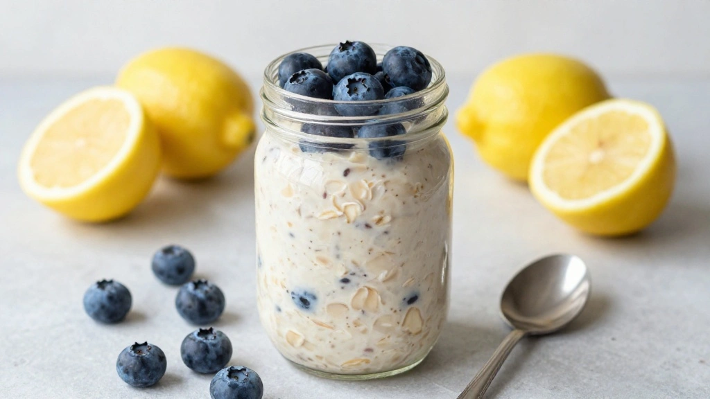 Lemon Blueberry Overnight Oats: A Healthy Breakfast for Busy Mornings - Step 8: Serve and Enjoy 1
