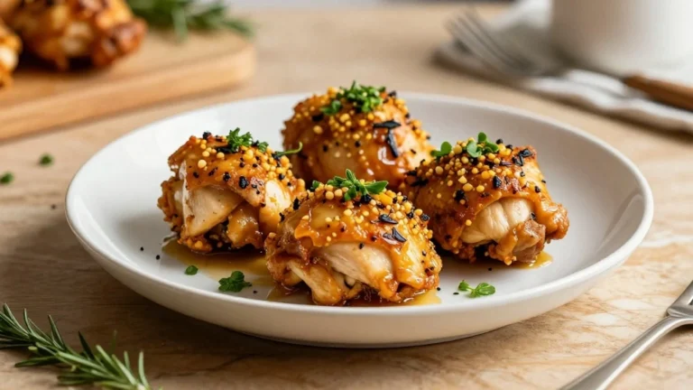 One-Pan Garlic Butter Chicken Thighs: Quick and Easy Weeknight Meal