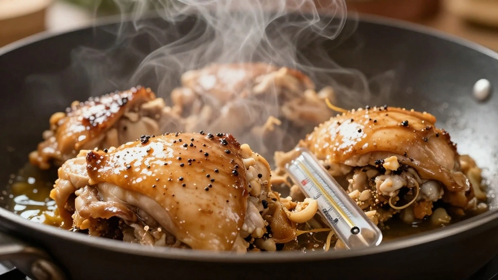 One-Pan Garlic Butter Chicken Thighs: Quick and Easy Weeknight Meal - Step 7: Cook Until Done 1
