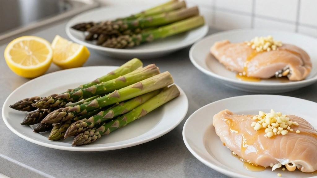 One-Pan Lemon Herb Chicken and Asparagus: Simple and Delicious - Step 1: Prepare Ingredients 1