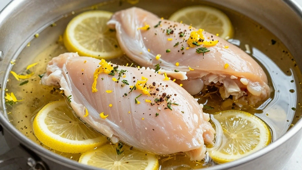 One-Pan Lemon Herb Chicken and Asparagus: Simple and Delicious - Step 2: Marinate Chicken 1