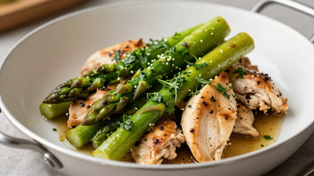 One-Pan Lemon Herb Chicken and Asparagus: Simple and Delicious - Step 8: Combine and Finish 1