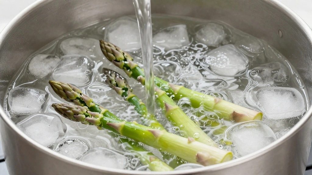 Spring Asparagus Quiche: A Light and Delicious Seasonal Dish - Step 3: Blanch the Asparagus 1