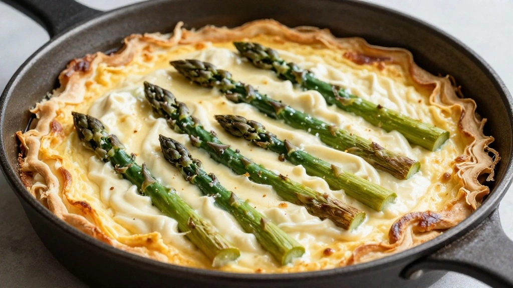Spring Asparagus Quiche: A Light and Delicious Seasonal Dish - Step 5: Assemble the Quiche 1