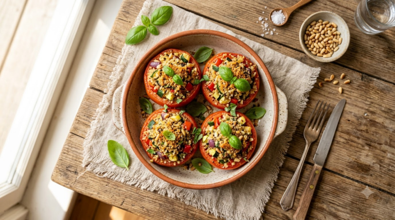 Baked Stuffed Tomatoes Recipe Healthy & Delicious