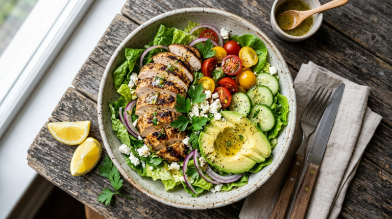 Grilled Chicken Avocado Salad Recipe – Fresh & Easy