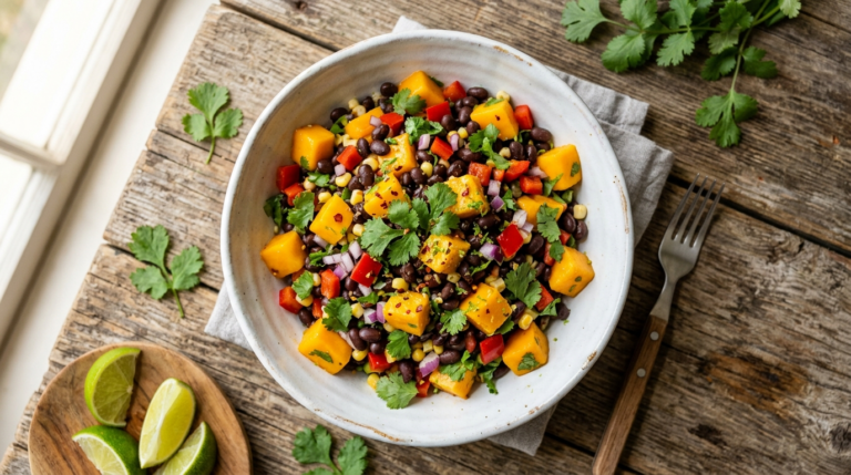 Mango Black Bean Salad Recipe Vegan – Fresh and Easy