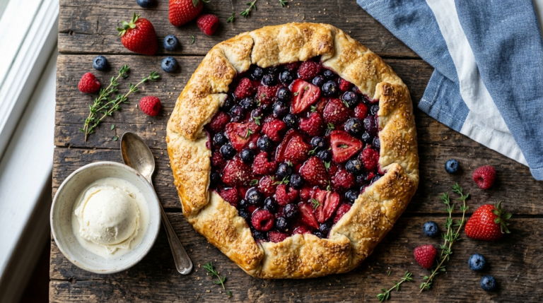 Summer Berry Galette Recipe – Easy & Rustic Tart