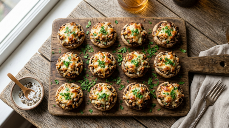 Turkey Stuffed Mushrooms Recipe – Easy and Delicious