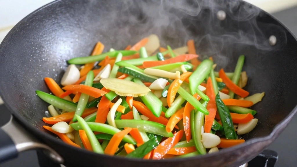 Marinated Tempeh Stir Fry Recipe - Step 6: Stir Fry Vegetables 1