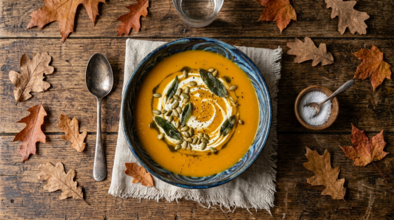 Roasted Butternut Squash Soup Recipe (So Creamy!)
